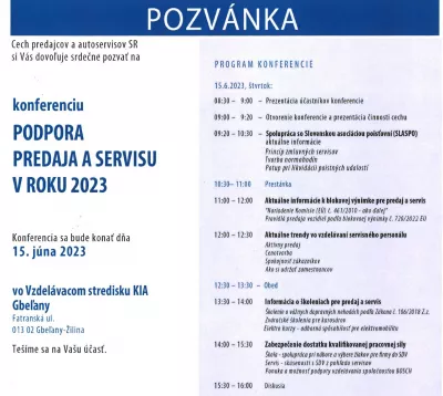 Podpora predaja a servisu v roku 2023